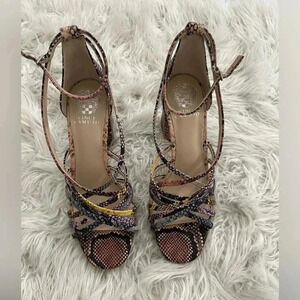 Vince Camuto Snake Multicolored Sandals size 10